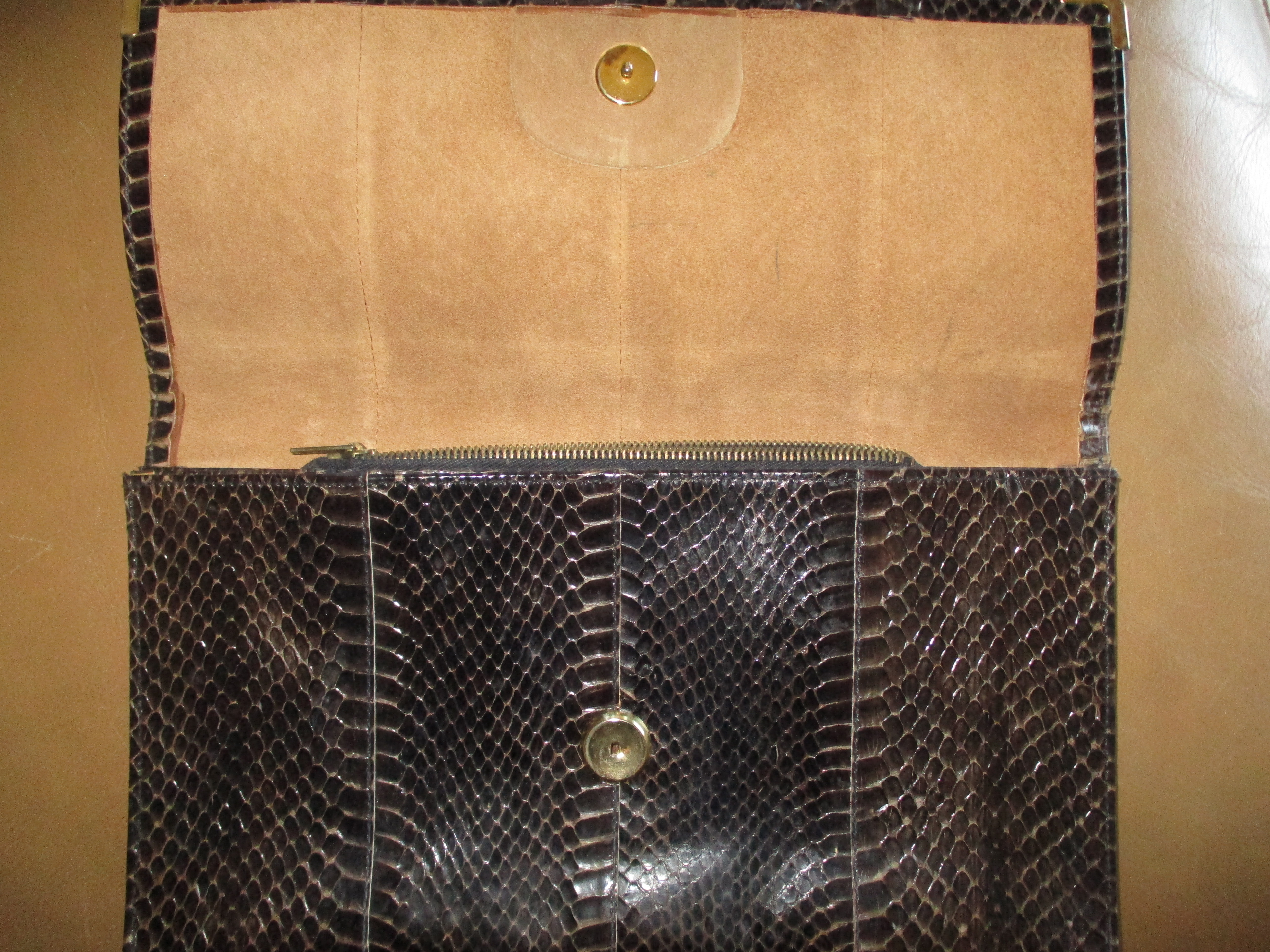 Vintage Snakeskin Clutch - Laura's Reclaimed