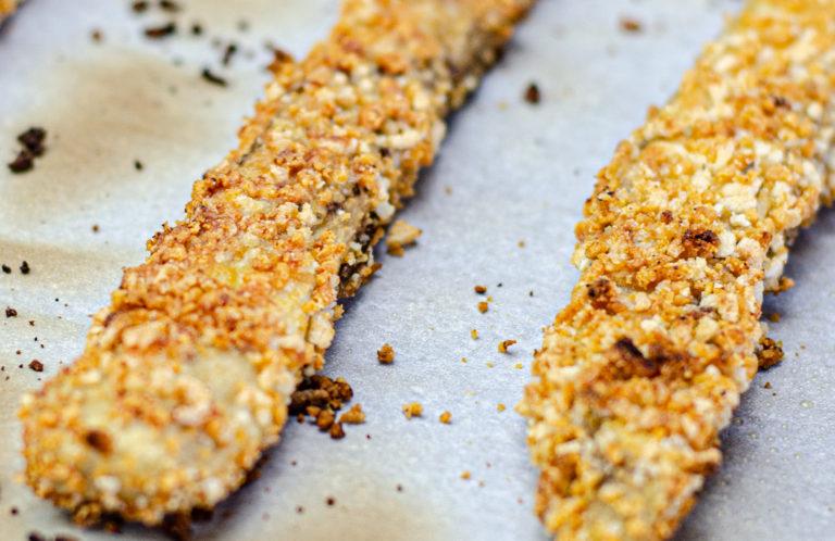 Crispy-Crunch Eggplant Fries - Laura's Reclaimed